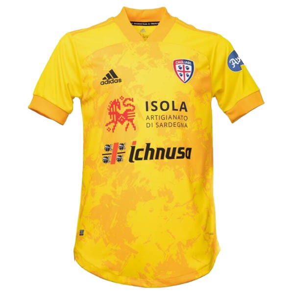 Thailand Trikot Cagliari Calcio Ausweich 2020-21 Gelb